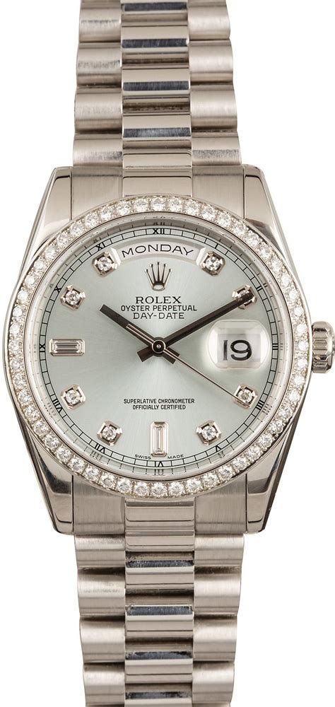 platinum president datejust rolex|pre owned presidential Rolex.